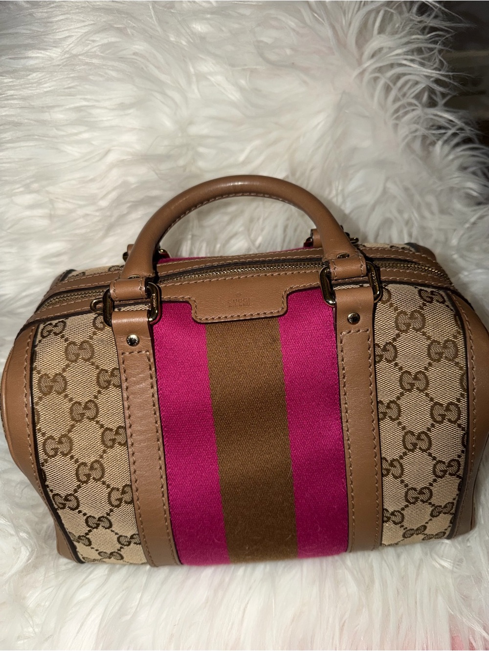 Gucci Vintage web original GG Boston
